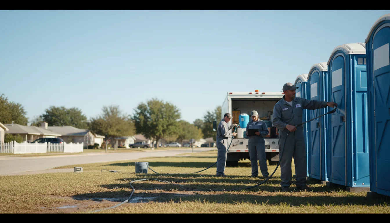 Long-Term Portable Toilet Rental in Tyler, AL near me